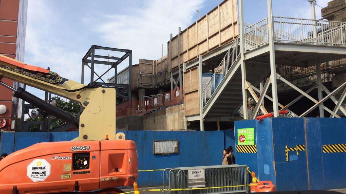 Flushing  Main Street LIRR Photo 
