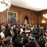 Rep. Meng at the American Dream and Promise Act Press Conference