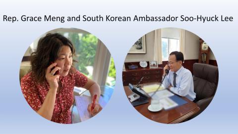 Meng speaks with South Korea's Ambassador to the U.S.